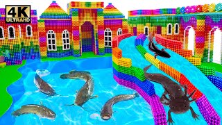 BRILLIANT CREATION: DIY Building a $1 Billion Water Slide Park into an Underground Pool House