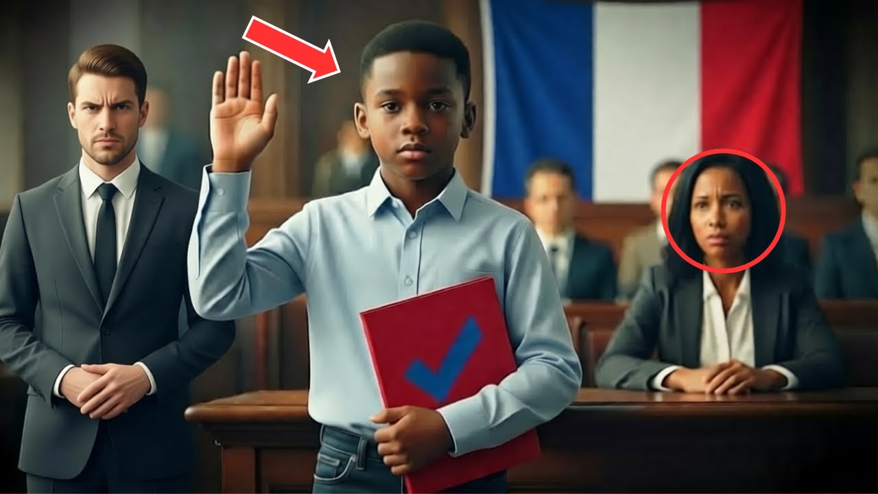 Ce petit garçon noir dit au juge : « Je suis l’avocat de ma mère » — la salle est sous le choc