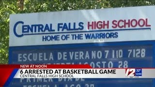 6 arrested after fights at Central Falls High School basketball game