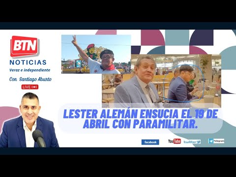 En Vivo: Lester Alemán ensucia el 19 de Abril con paramilitar. 19 Abril 2023.