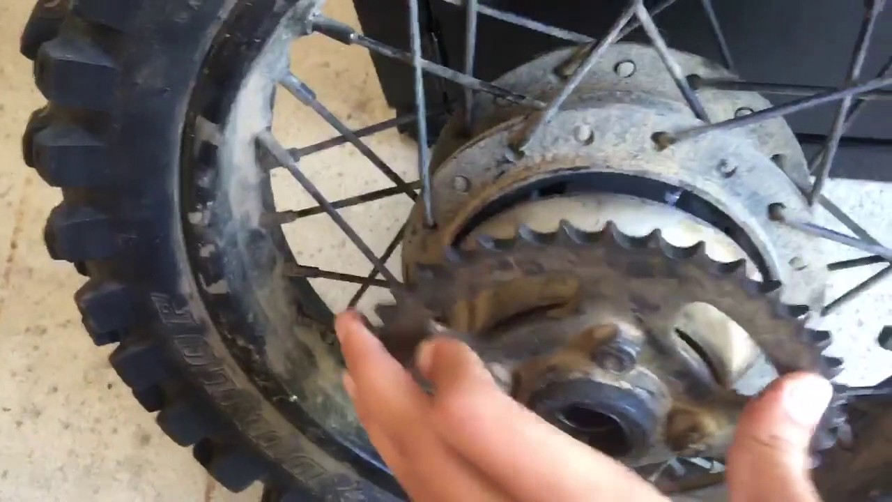 Sprocket loose on pit bike? WATCH THIS!!!! YouTube