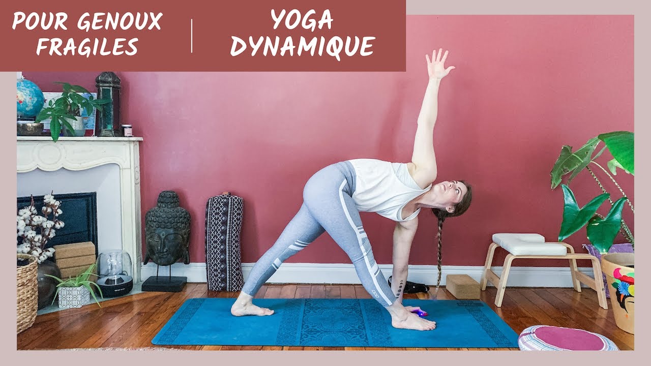 Hatha yoga: pratique pour genoux fragiles (tous niveaux) 