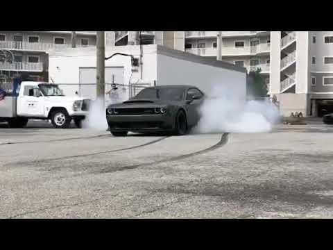 DODGE DEMON BURNOUT