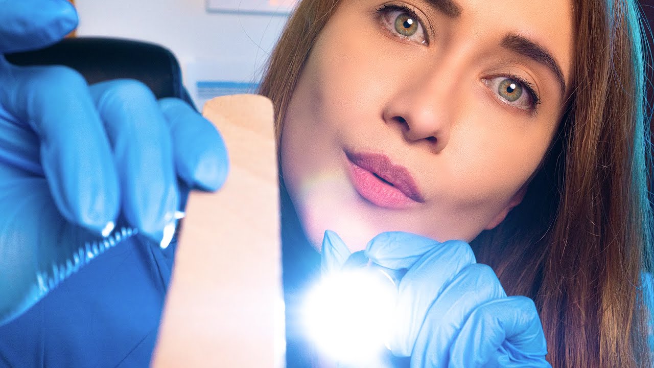 Asmr VISITA MÉDICA Y EXAMEN DE NERVIOS CRANEALES para DORMIR | ASMR Español | Asmr with Sasha