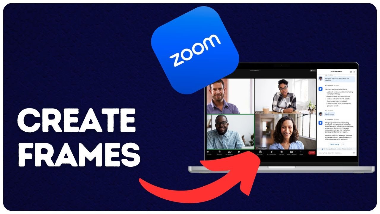 How to create frames on Zoom whiteboards? - YouTube