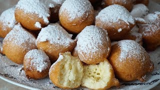 БЫСТРЫЕ ПОНЧИКИ ФРИТУЛЕ без дрожжей/Donuts Fritule БЫСТРЫЕ ПОНЧИКИ ФРИТУЛЕ без дрожжей/Donuts Fritule
