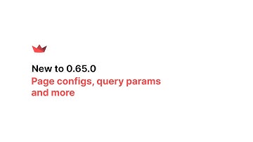 Page configs, query params and more new features on Streamlit Release 0.65.0!