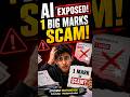 AI Exposed The Biggest Marks Scam! Every Student Must Watch 😱#studentmotivation #studytips #shorts