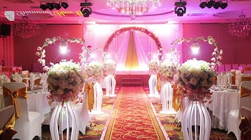 TRANG TRÍ LỐI ĐI TIỆC CƯỚI - DIAMOND PLACE II