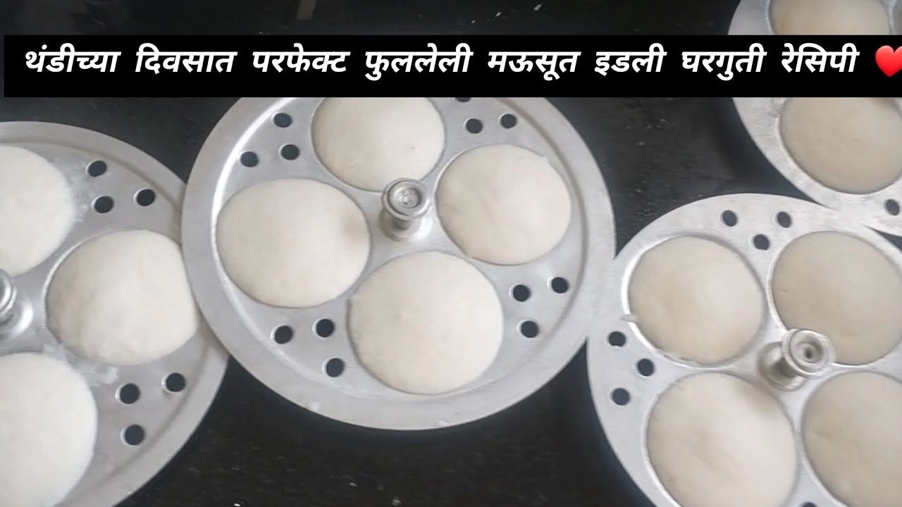 थंडीच्या दिवसात परफेक्ट फुललेली मऊसूत इडली | घरगुती रेसिपी | Idli Resipe