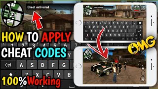 How To put Cheat Codes in Gta San Andreas For Android screenshot 5