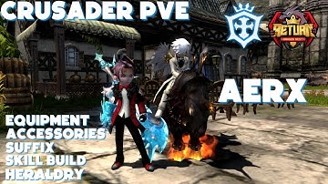 Crusader Build Cap 50 | Dragon Nest RETURN [DN RETURN]