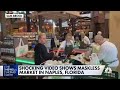 Shocking shows maskless market in naples florida