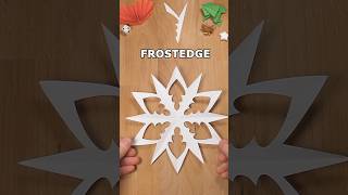 COOL PAPER FROSTEDGE SNOWFLAKE - EASY AND AMAZING SNOWFLAKE DIY INCLART
