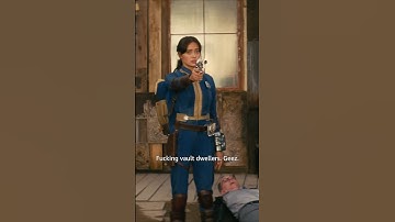 Lucy tries to protect Dr. Siggi Wilzig from The Ghoul - Fallout Series