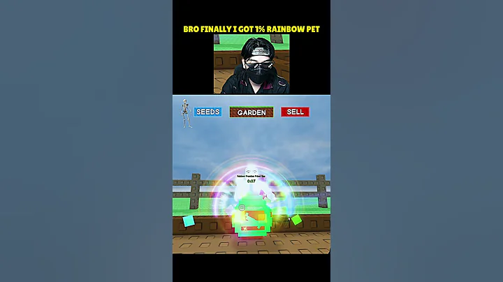 Bro Finally I Get 1% Rainbow Pet at Grow a Garden Update
