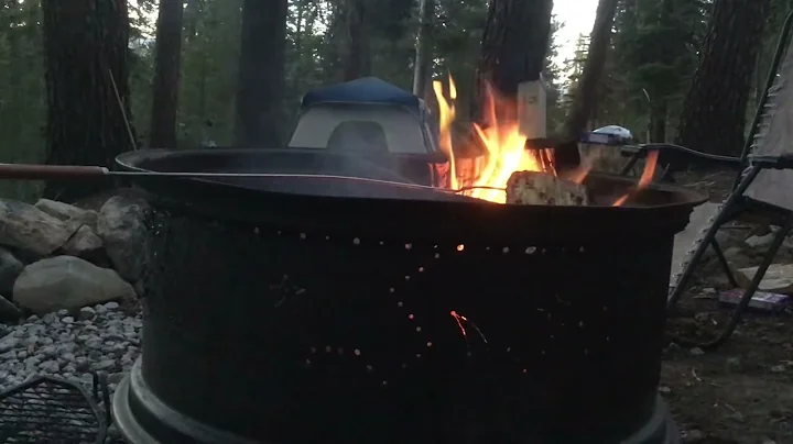 Campfire, Lot 85, Courtright Reservoir, Elevation 8,400 Ft., CA