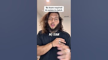No team required Ai comes in clutch #ai #aishorts #shorts #chatgpt #chatgpt5 #viral