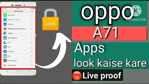 OPPO A71 Mein App Look Kaise Kare ll OPPO A71 App Look