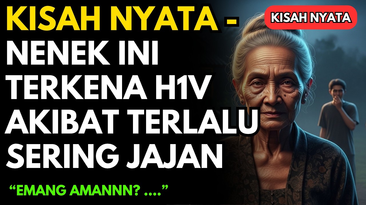 KISAH NYATA - NENEK INI TERKENA PENYAKIT H1V AKIBAT TERLALU SERING JAJAN