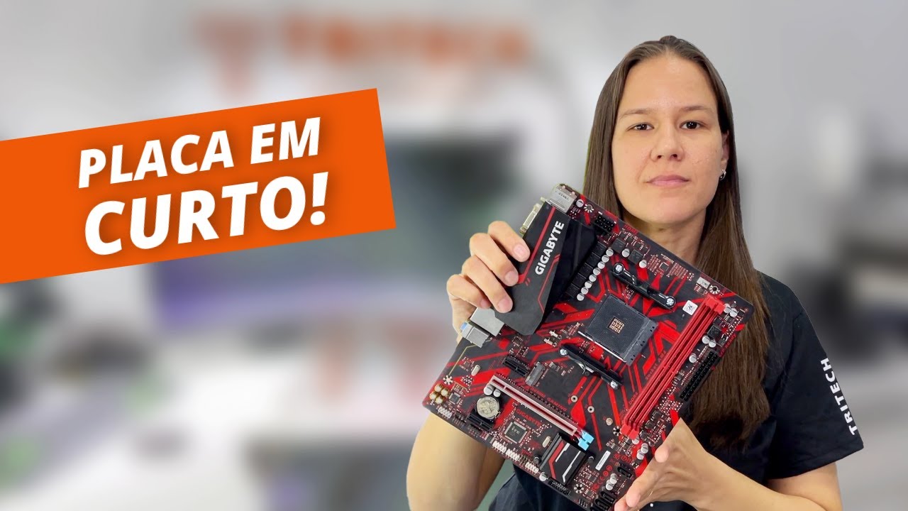 GIGABYTE B450M GAMING - NÃO LIGA!