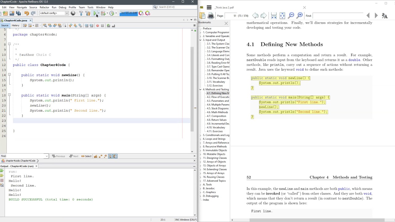 CS 161 4.1 Defining New Methods - YouTube