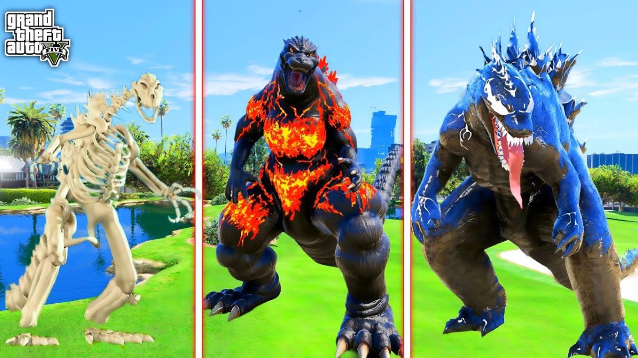 Franklin Upgrading $1 GODZILLA To $1,000,000,000 GODZILLA In GTA 5!