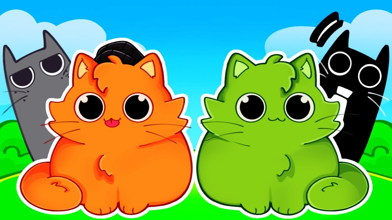 Os gêmeos cuidam dos SPRUNKIS como GATINHOS no ROBLOX