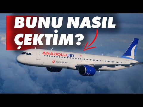 Anadolujet Airbus A321NEO Uçağını Havada Görüntüledik!