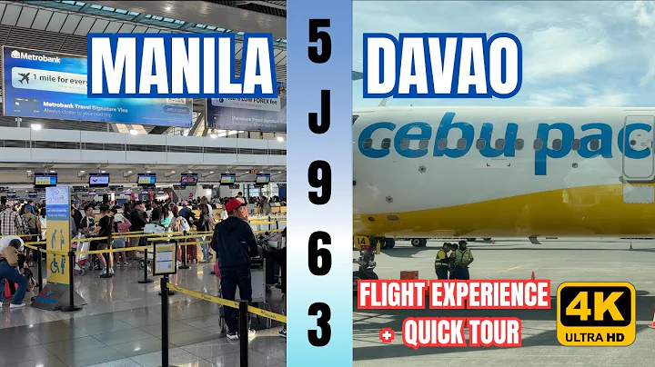 CEBU PACIFIC AIR 5J 963 MANILA-DAVAO FLIGHT 2025 || NAIA T3 + FRANCISCO BANGOY INT'L AIRPORT TOUR.