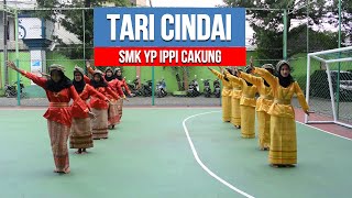 KEREN!!! TARI CINDAI DIBAWAKN OLEH SISWI SMK YP IPPI CAKUNG || UJIAN PRAKTEK SENI TARI