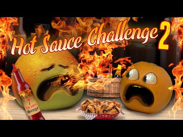 Annoying Orange - Hot Sauce Challenges! (Supercut) 