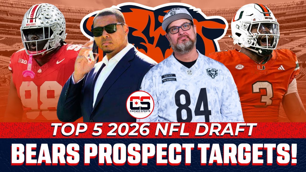 TOP 5 NFL Draft Prospects for the Chicago Bears in the 2026 NFL Draft ...