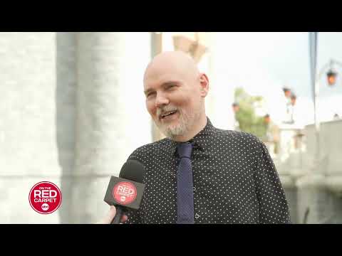Billy Corgan from The Smashing Pumpkins uses seven Christmas trees to celebrate the season!