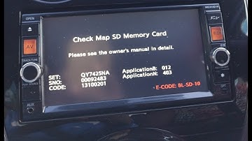 CHECK MAP SD MEMORY CARD Error Solution
