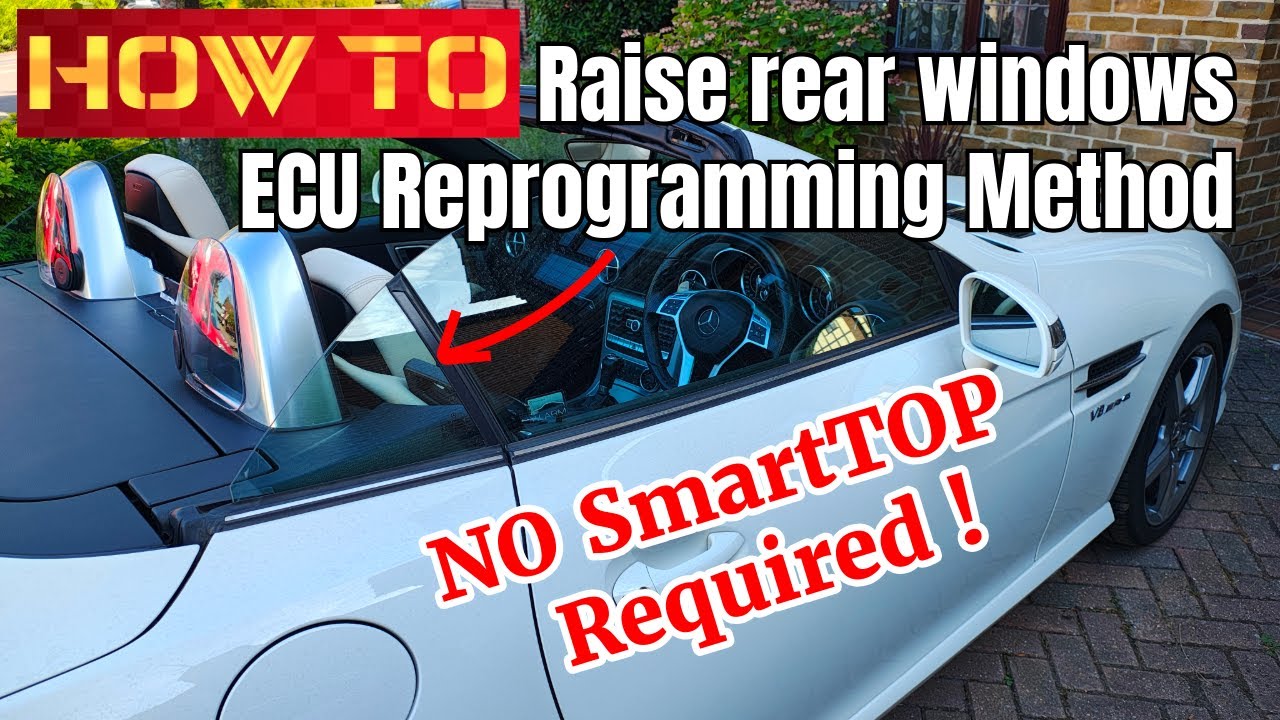 Mercedes SLK (R172) | Raise the rear windows by ECU Reprogramming - YouTube