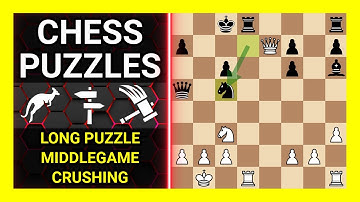 Chess Puzzles to Practice. Themes: Long puzzle, Middlegame, Crushing. Learn Chess