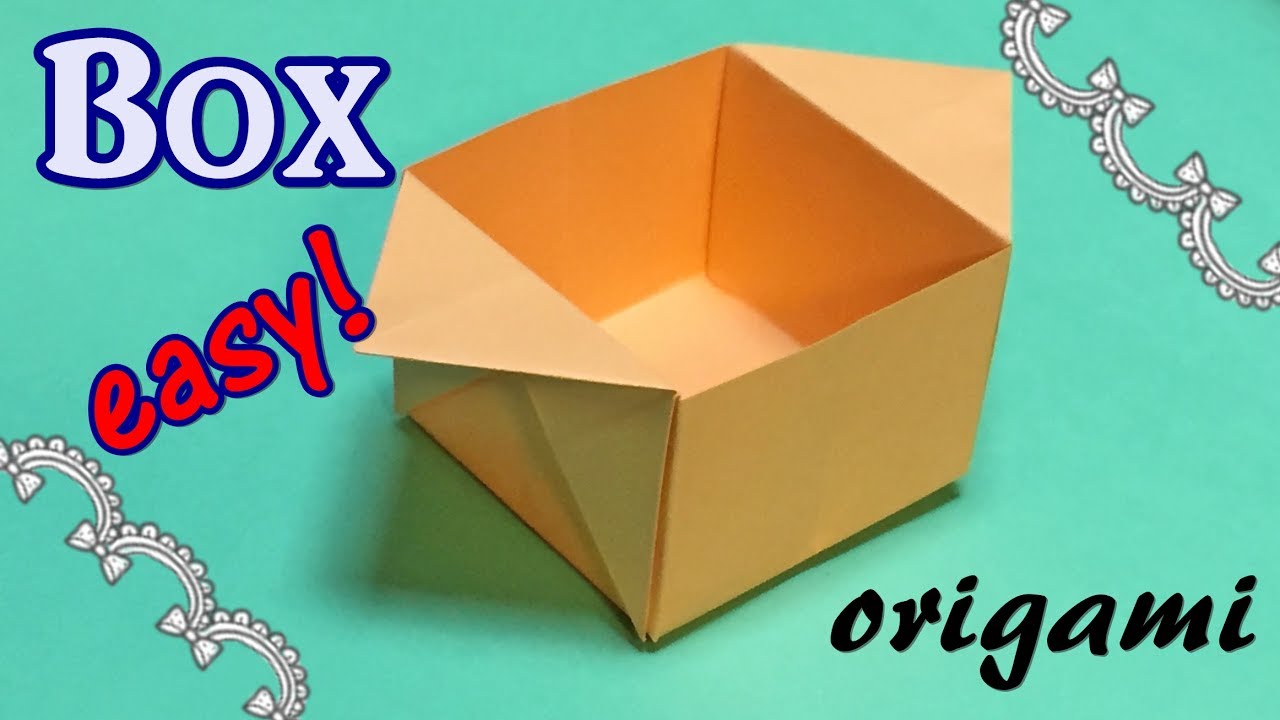 regisseur verzoek Voorkomen Origami Box out of A4 Paper | Easy and Simple Origami Paper Craft for  Beginners - YouTube