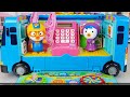 Baby doll fruit and food mart car play story - ToyMong TV 토이몽