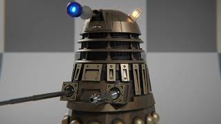 Series 1 Bronze Dalek Turnaround