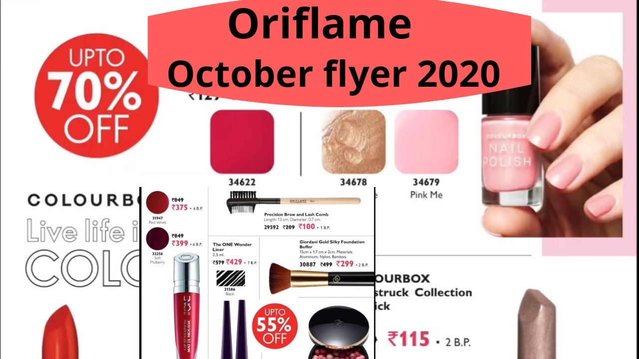 Oriflame October 2020 sales flyer | 