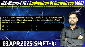 Let f: R - R be a function defined by f (x) = ||x+ 2|-2|x||.If m is thenumber of points of local mi