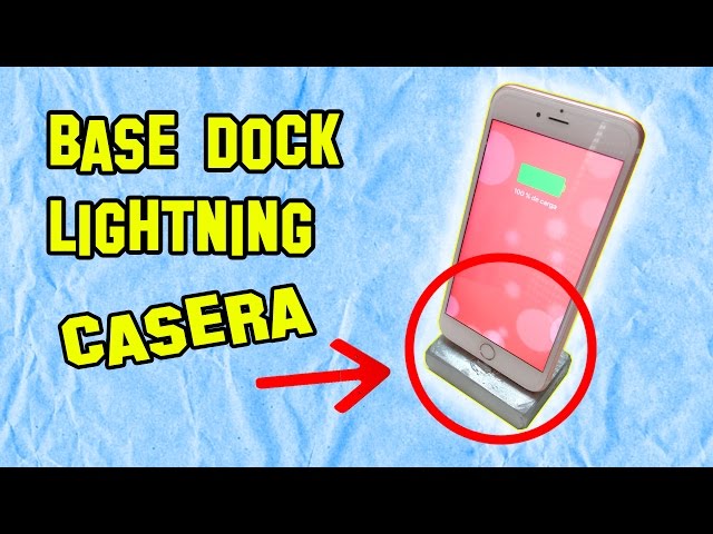 BASE DOCK STATION CARGADOR LIGHTNING PARA IPHONE