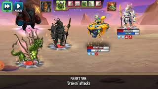 Monster Legends Taking Down A Double Wyrmlad Base