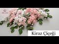 Krapon Kağıdından Kiraz çiçeği, Cherry Blossom Crepe Paper Flowers