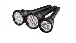 MUST SEE  Hunting Gear Review! BORUIT Outdoor 1380 Lumens Waterproof IPX8 Tactical Flashlight, XP..