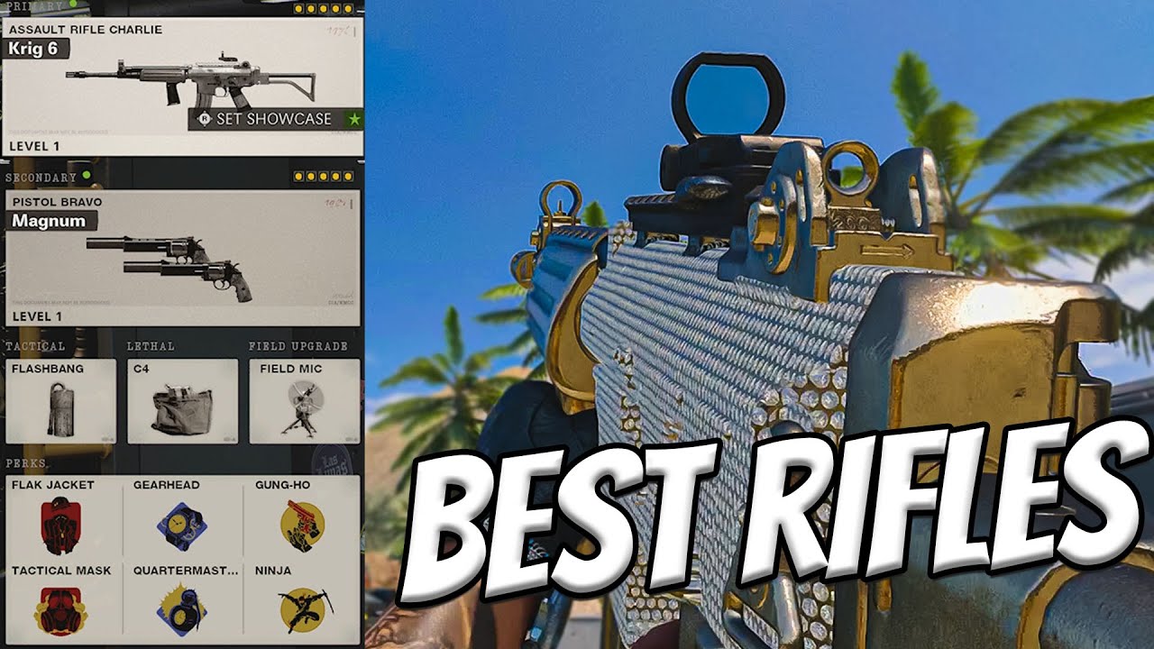 The BEST RIFLE class setups for Search and Destroy (Black Ops Cold War Best Class Setups)