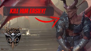 How to Kill Commander Zhalk Easily and Risk Free!  (Baldurs Gate 3 Tutorial)