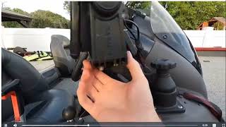 Horizontal 6" Swing Arm Mount for Fishfinders & Chartplotters RA