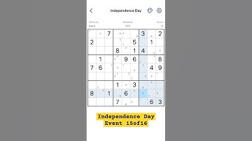 Sudoku Independence Day Event June 2023 | 15 - 16 #medium | #trending #sudoku #braingames #easybrain